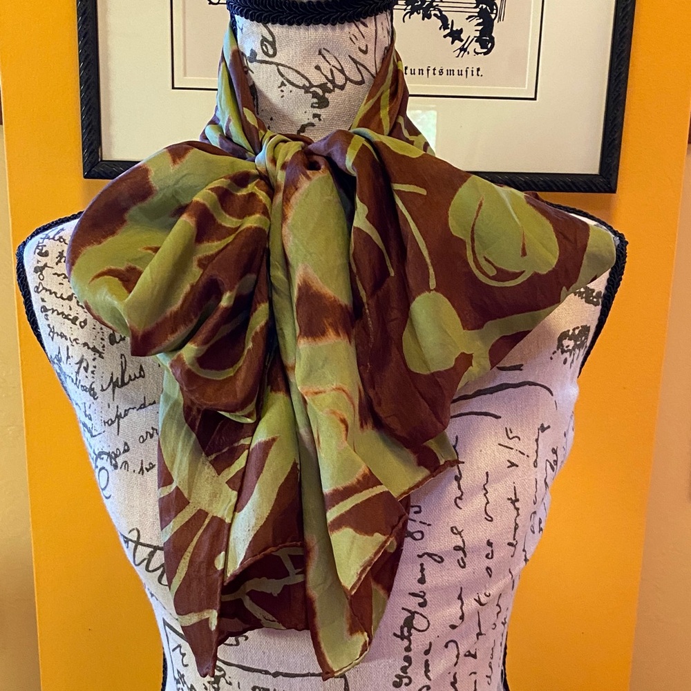 Silk Scarf Hand Painted